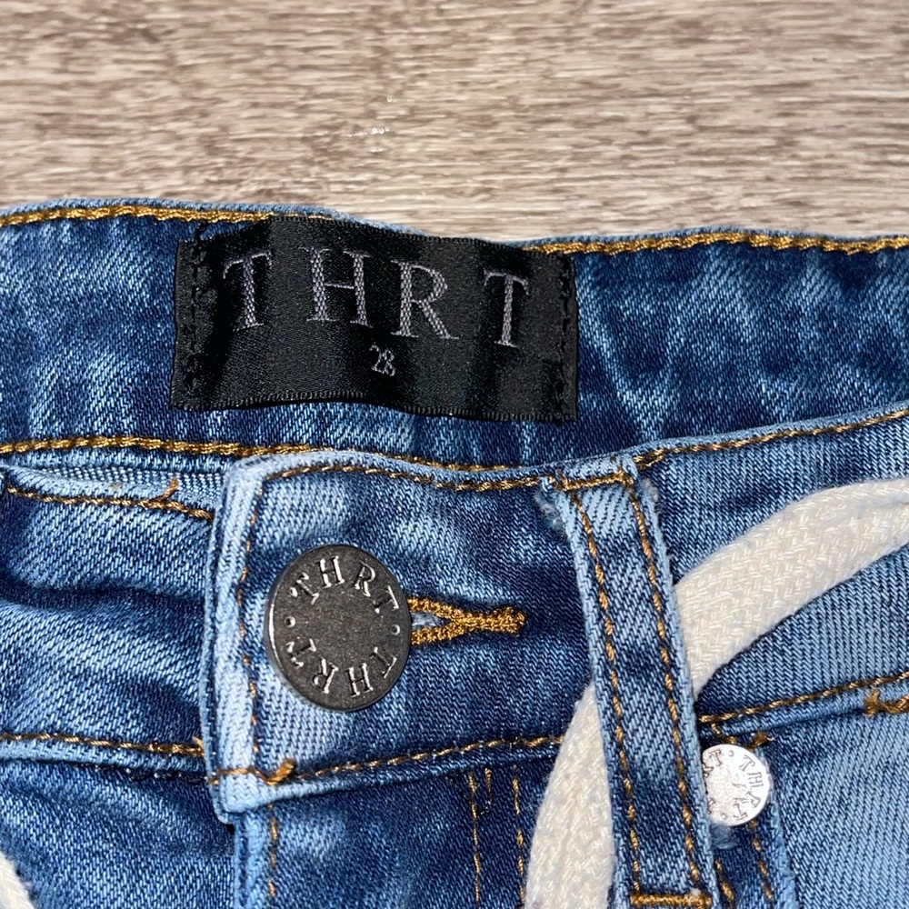 Thrt Distressed Patchwork Skinny Jeans - image 4